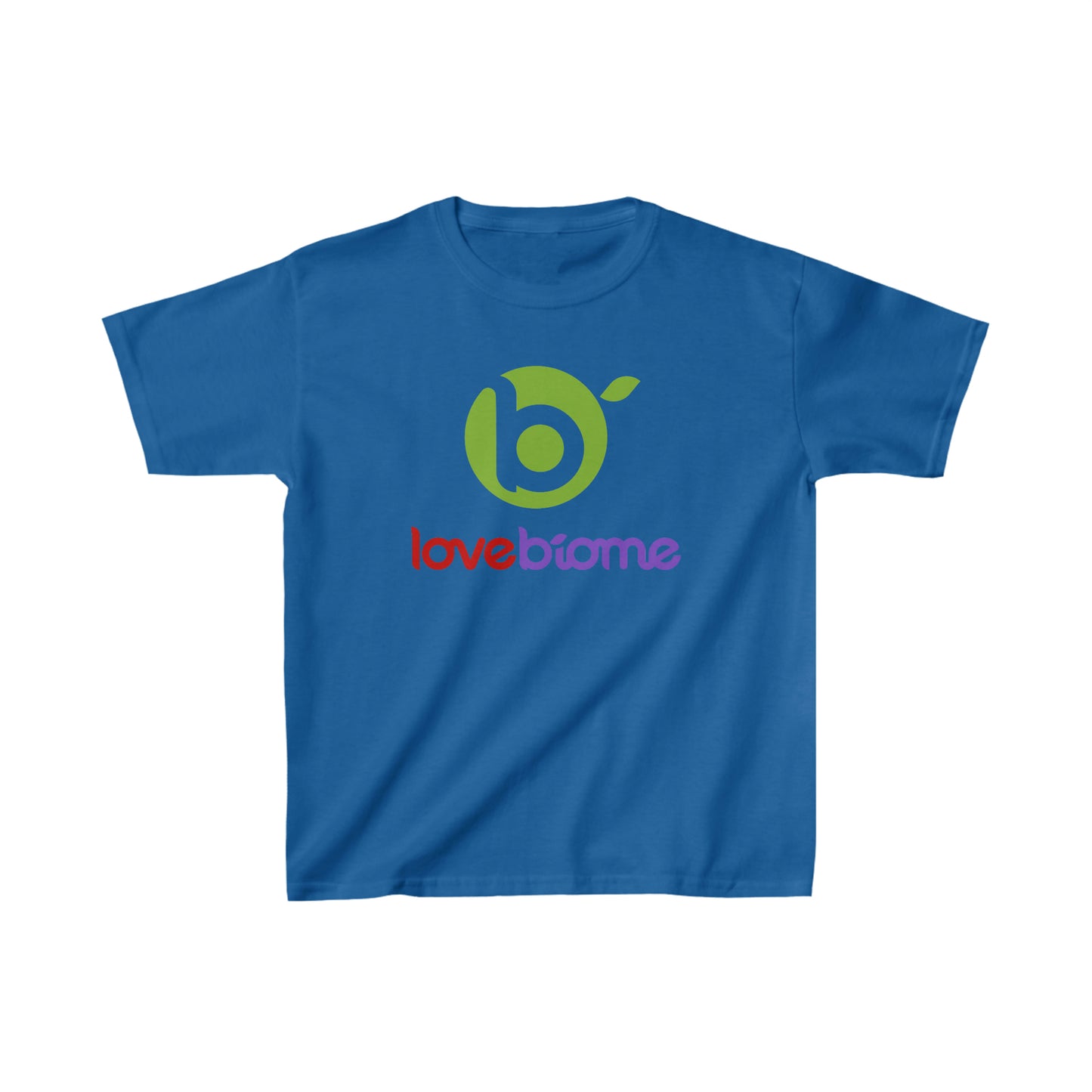 Stacked LoveBiome Logo Kids Heavy Cotton™ Tee