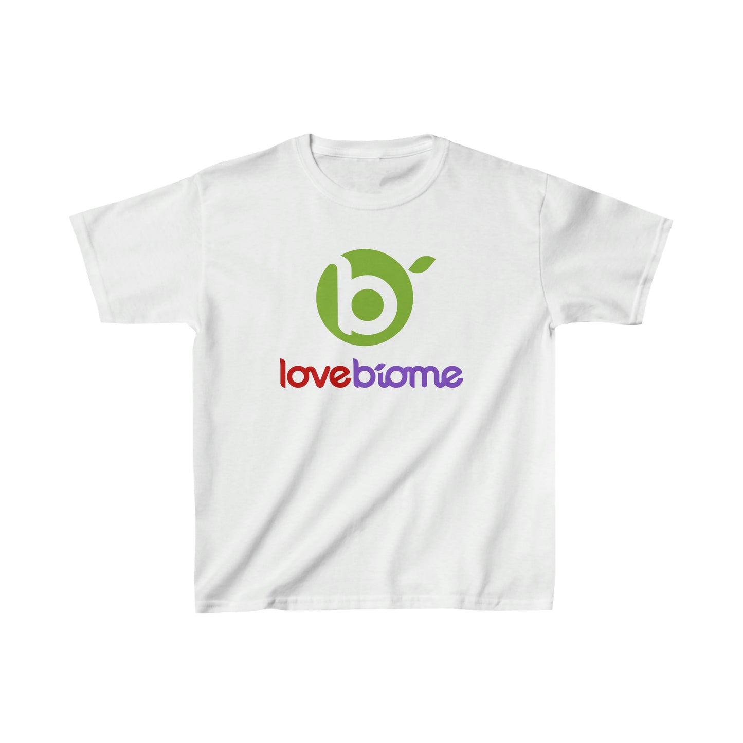 Stacked LoveBiome Logo Kids Heavy Cotton™ Tee