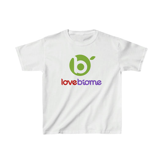 Stacked LoveBiome Logo Kids Heavy Cotton™ Tee