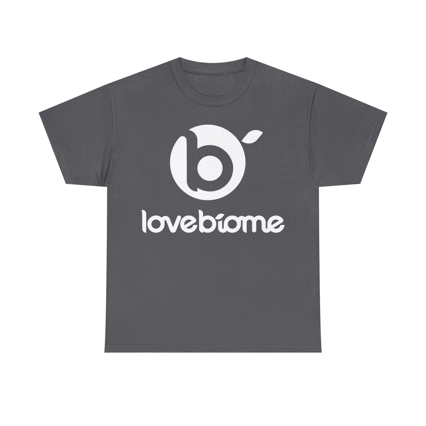 Stacked LoveBiome Logo Unisex Heavy Cotton Tee- Extended Sizes