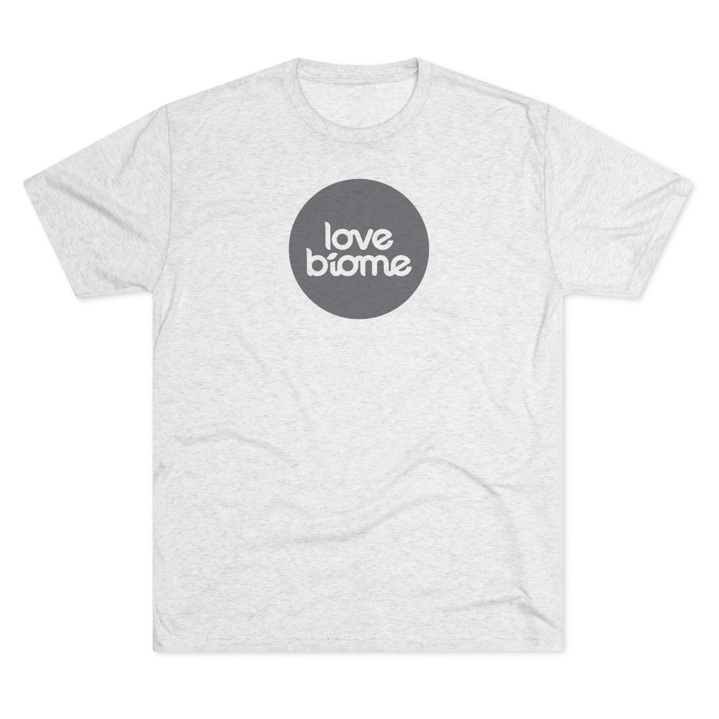 LoveBiome Badge Logo Unisex Tri-Blend Crew Tee