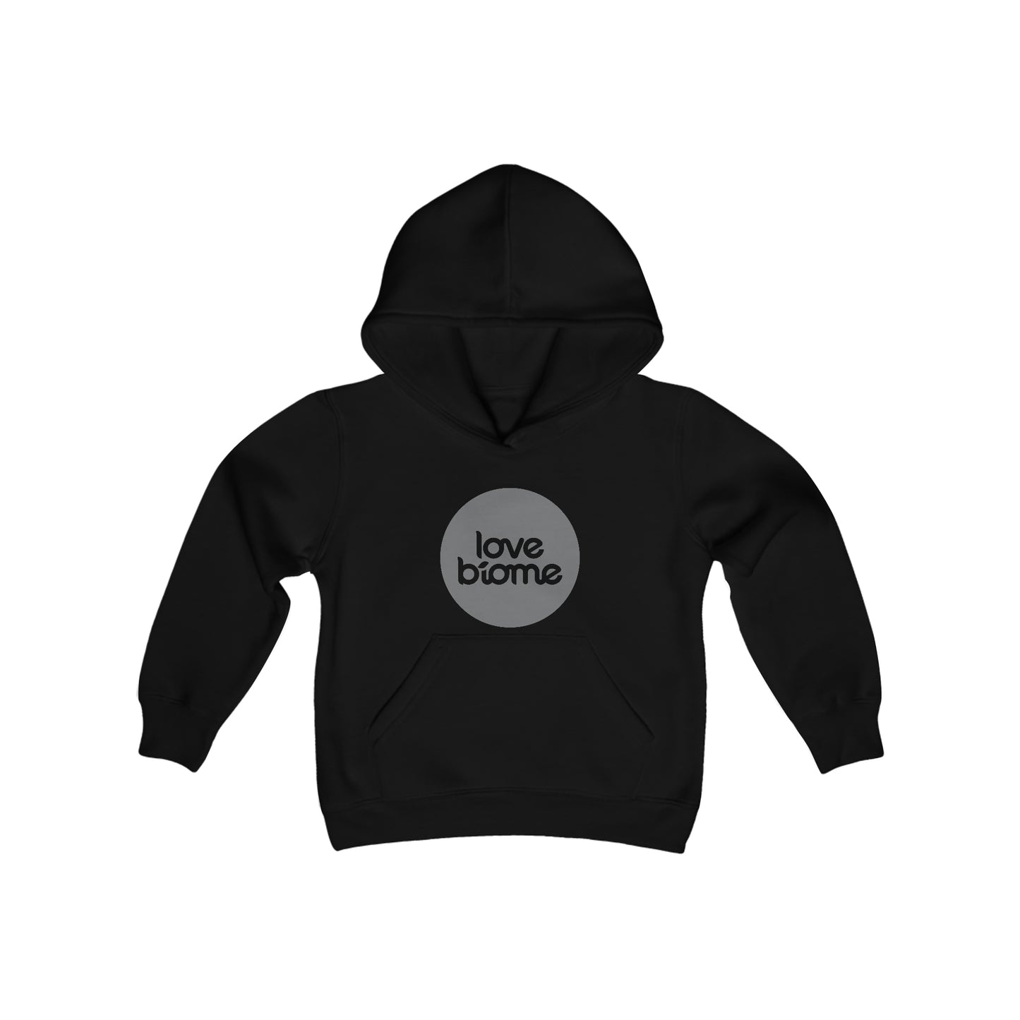 Badge LoveBiome Logo Youth Heavy Blend Hooded Sweatshirt