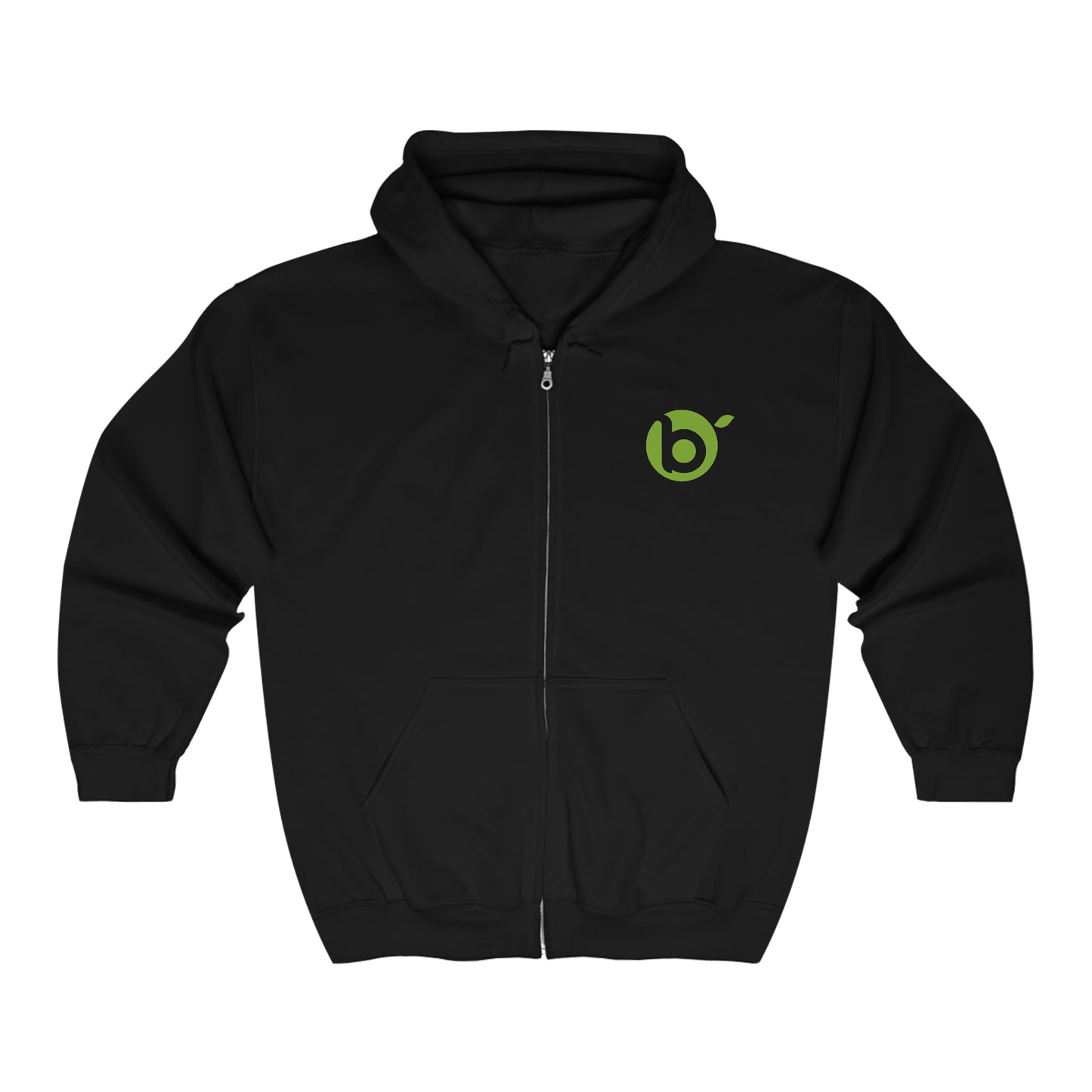 B-Icon LoveBiome Logo Unisex Heavy Blend™ Full Zip Hooded Sweatshirt