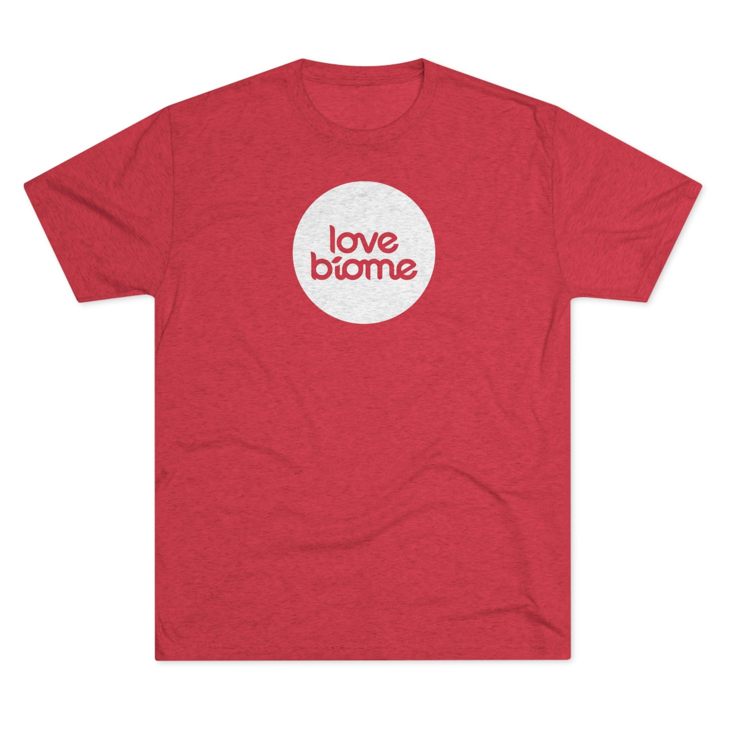 LoveBiome Badge Logo Unisex Tri-Blend Crew Tee