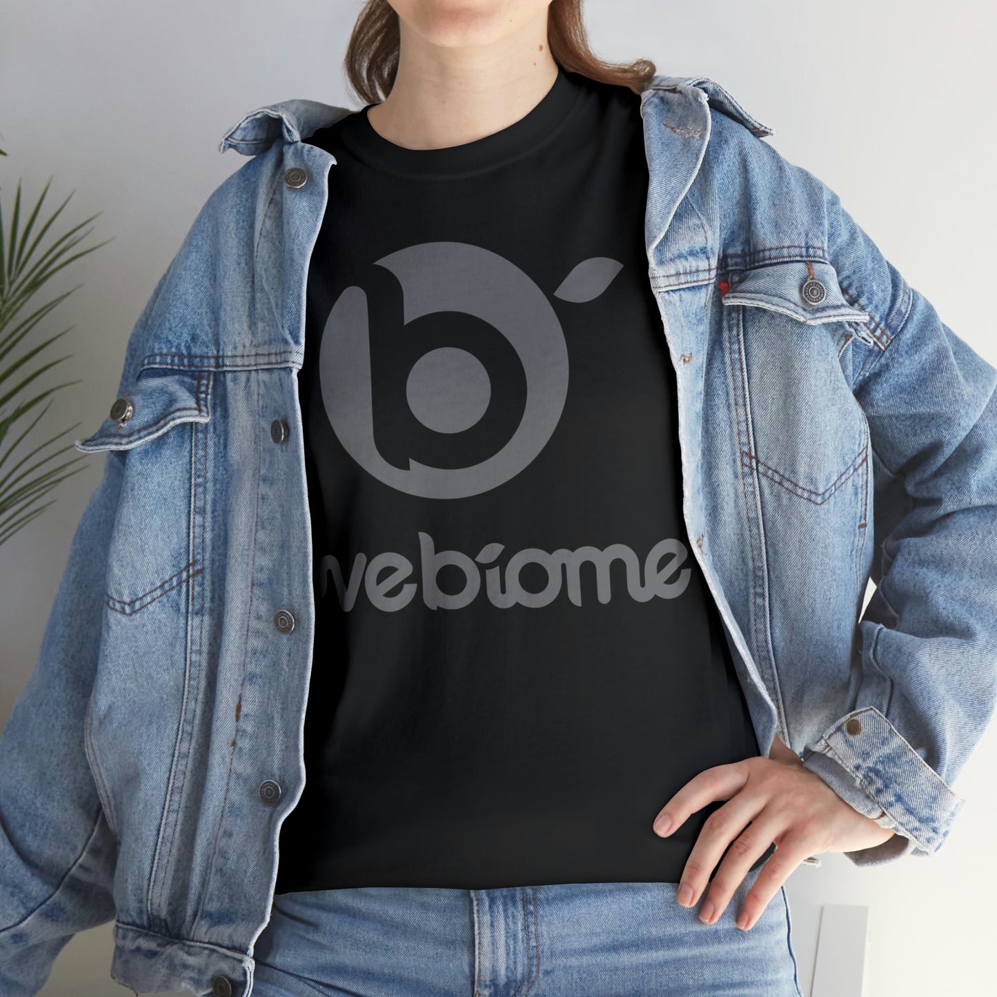 Stacked LoveBiome Logo Unisex Heavy Cotton Tee- Extended Sizes