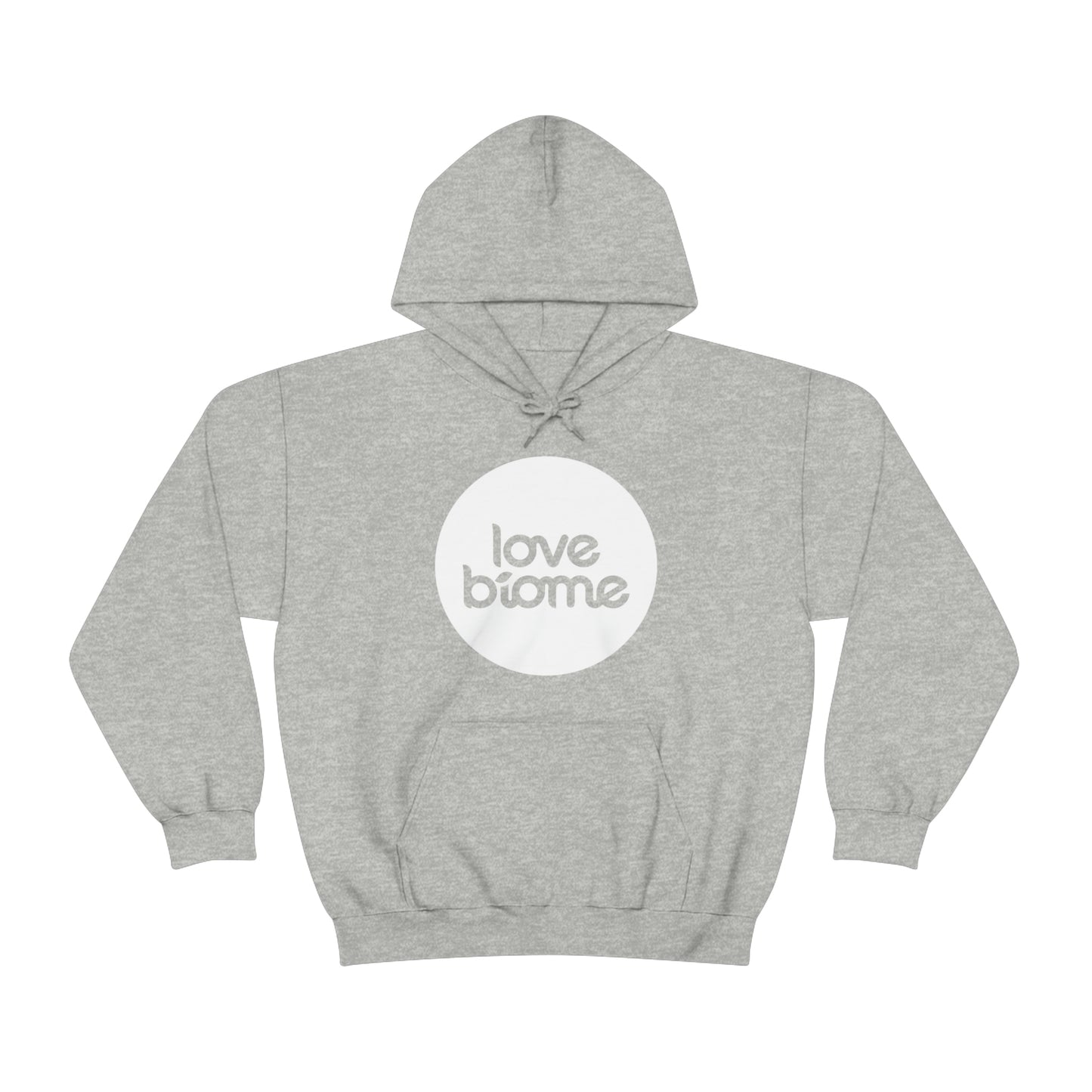 Badge LoveBiome Logo Unisex Heavy Blend™ Hooded Sweatshirt