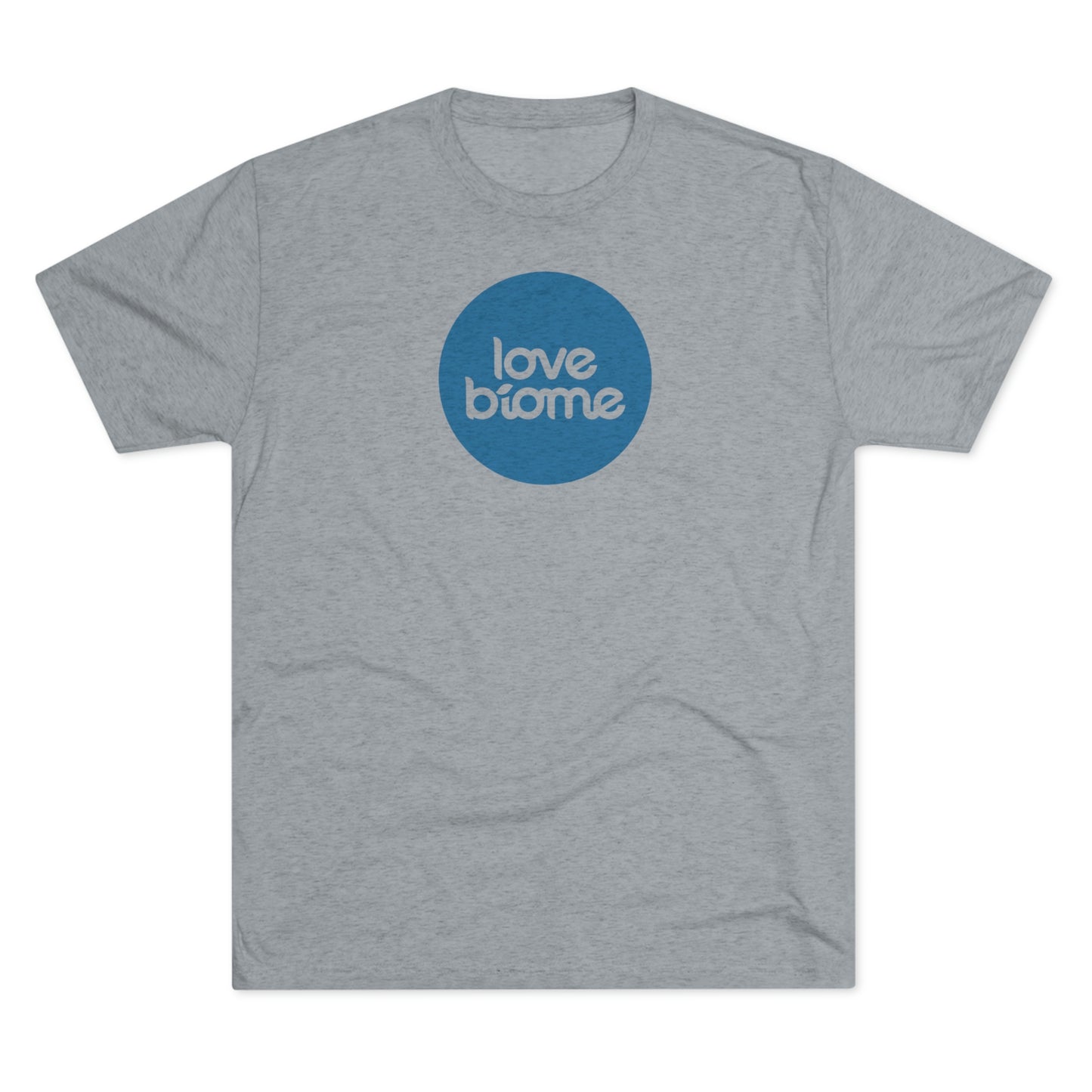 LoveBiome Badge Logo Unisex Tri-Blend Crew Tee