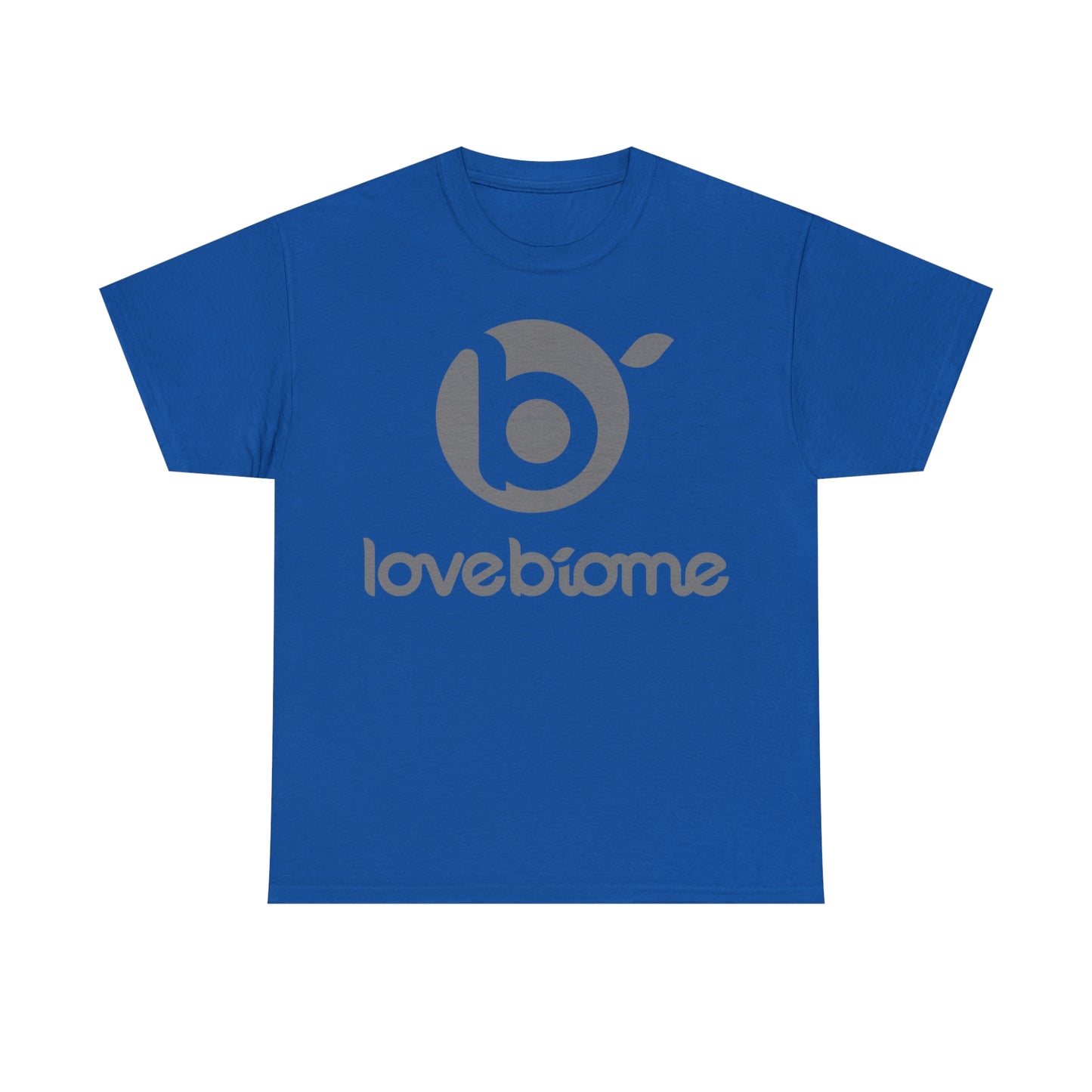 Stacked LoveBiome Logo Unisex Heavy Cotton Tee- Extended Sizes