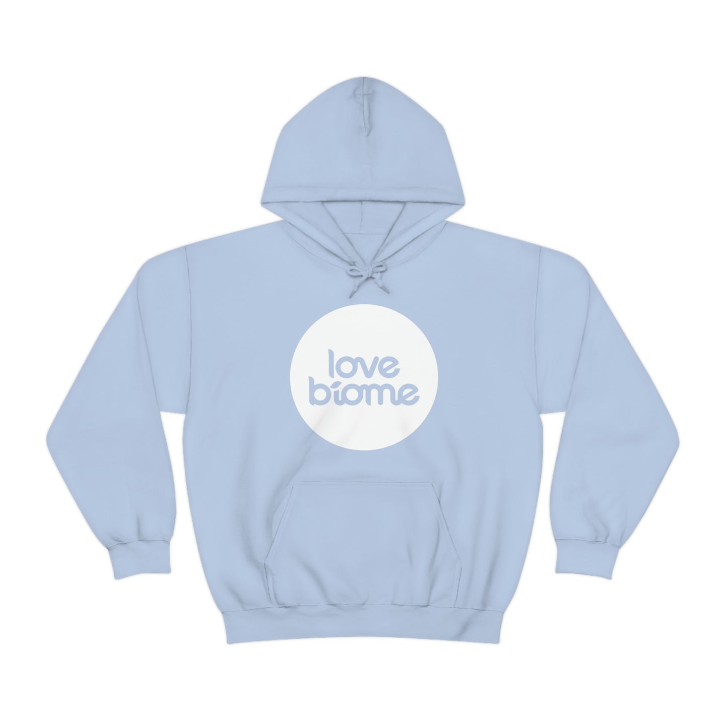 Badge LoveBiome Logo Unisex Heavy Blend™ Hooded Sweatshirt