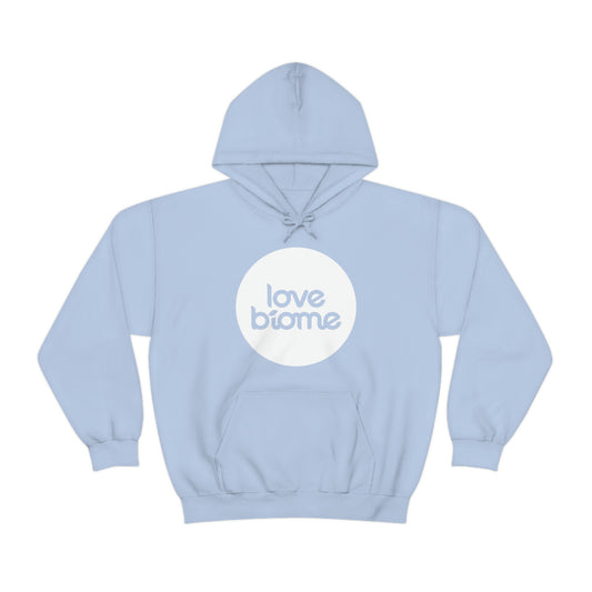 Badge LoveBiome Logo Unisex Heavy Blend™ Hooded Sweatshirt