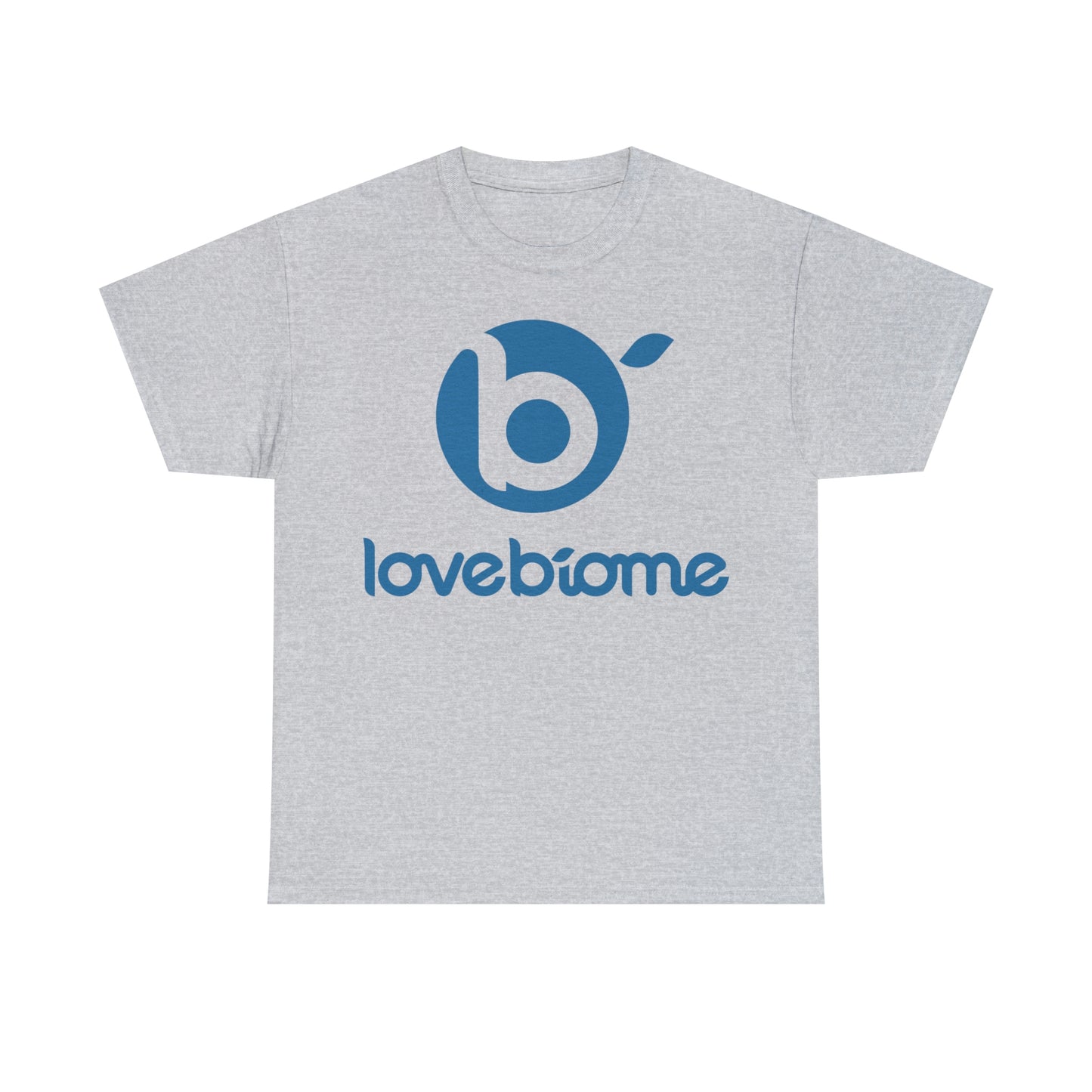 Stacked LoveBiome Logo Unisex Heavy Cotton Tee- Extended Sizes