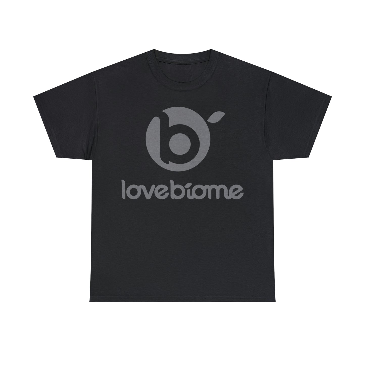 Stacked LoveBiome Logo Unisex Heavy Cotton Tee- Extended Sizes