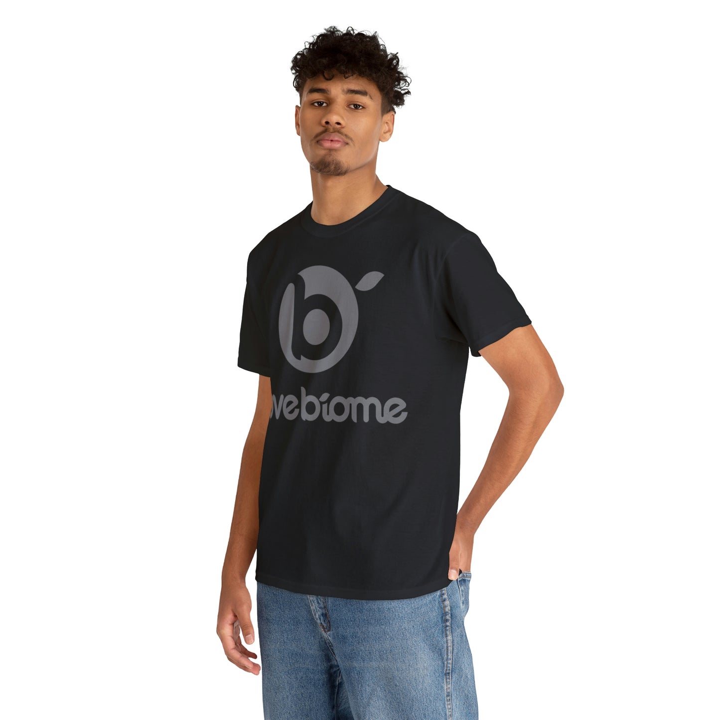 Stacked LoveBiome Logo Unisex Heavy Cotton Tee- Extended Sizes