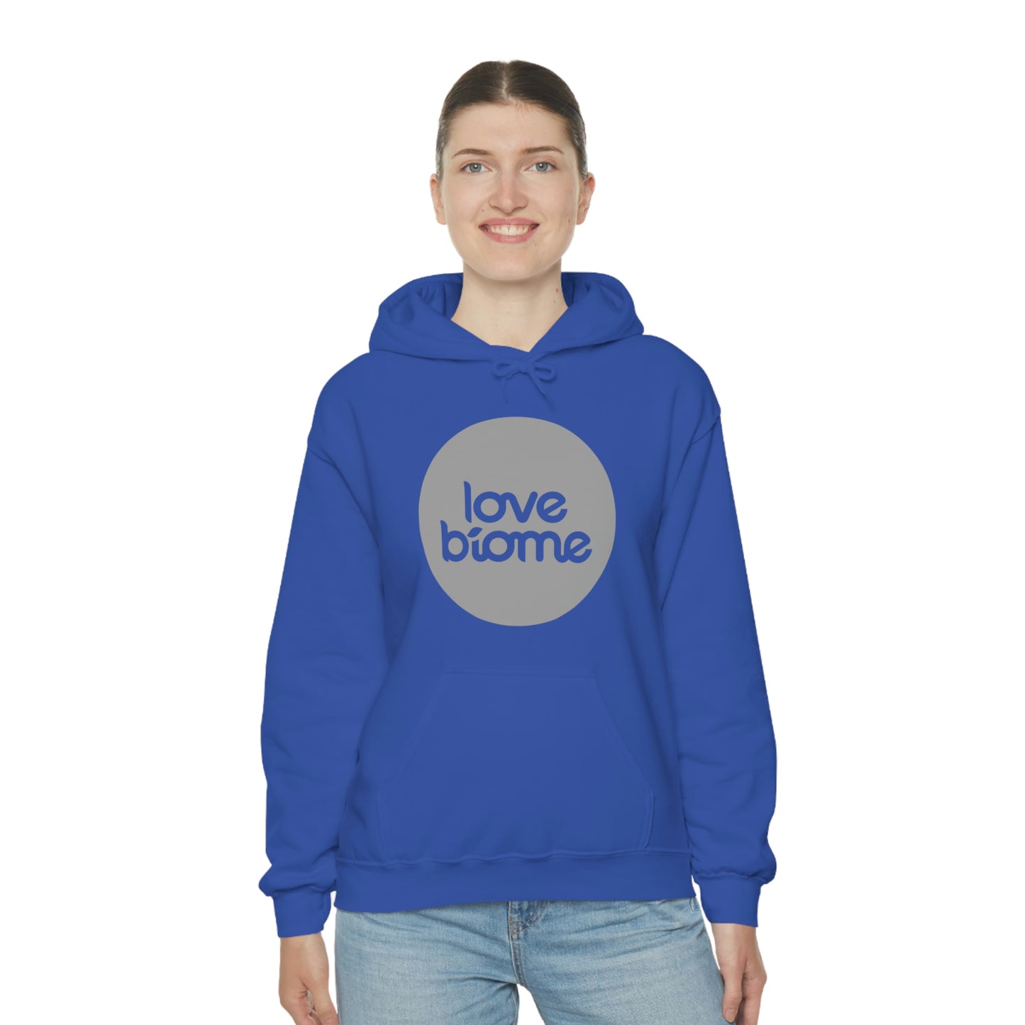 Badge LoveBiome Logo Unisex Heavy Blend™ Hooded Sweatshirt