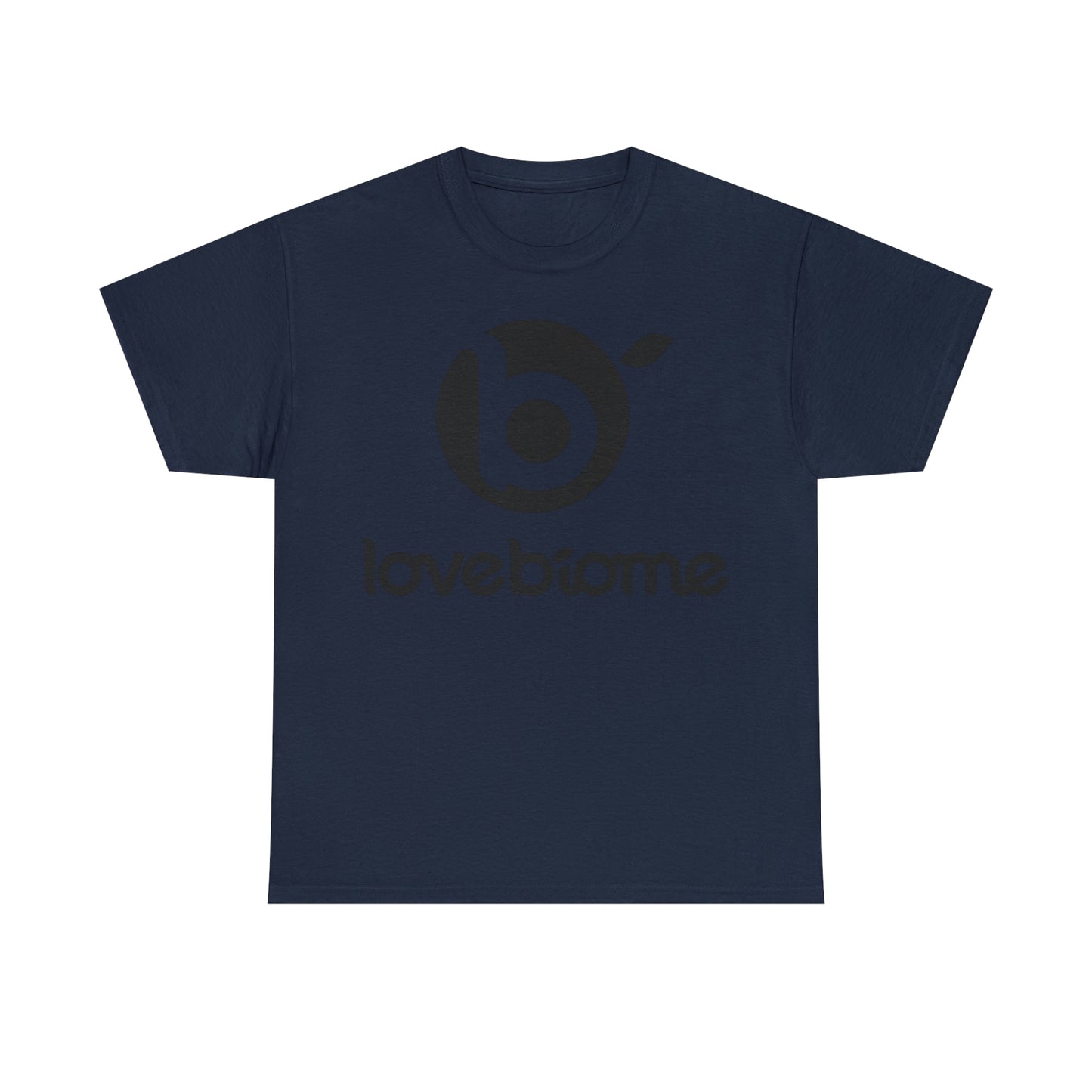 Stacked LoveBiome Logo Unisex Heavy Cotton Tee- Extended Sizes